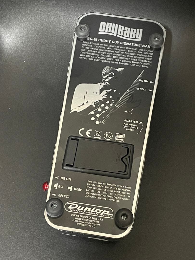 ギター Cry Baby BG95 Buddy Guy Signature Wah