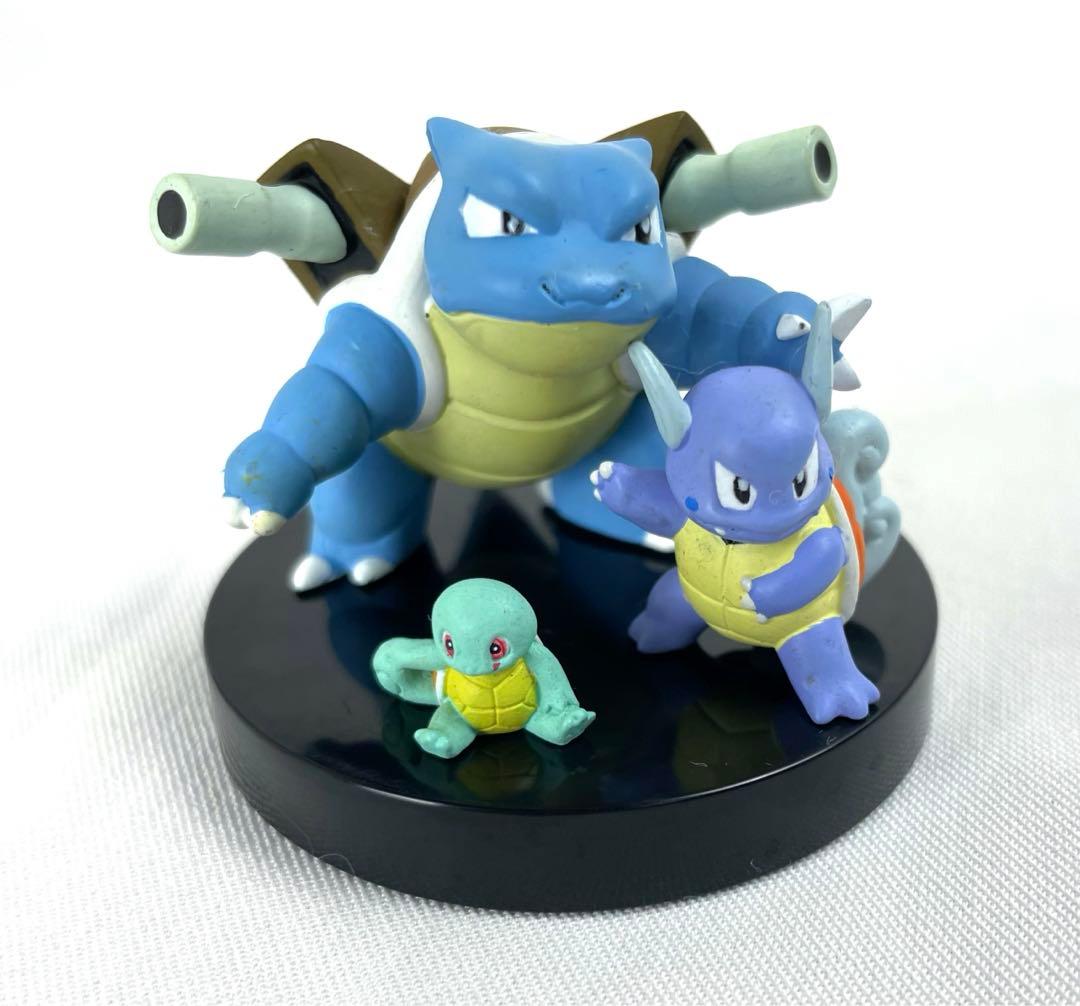 立体 ポケモン 図鑑 ゼニガメ カメール カメックス フィギュア ミニ ガチャ