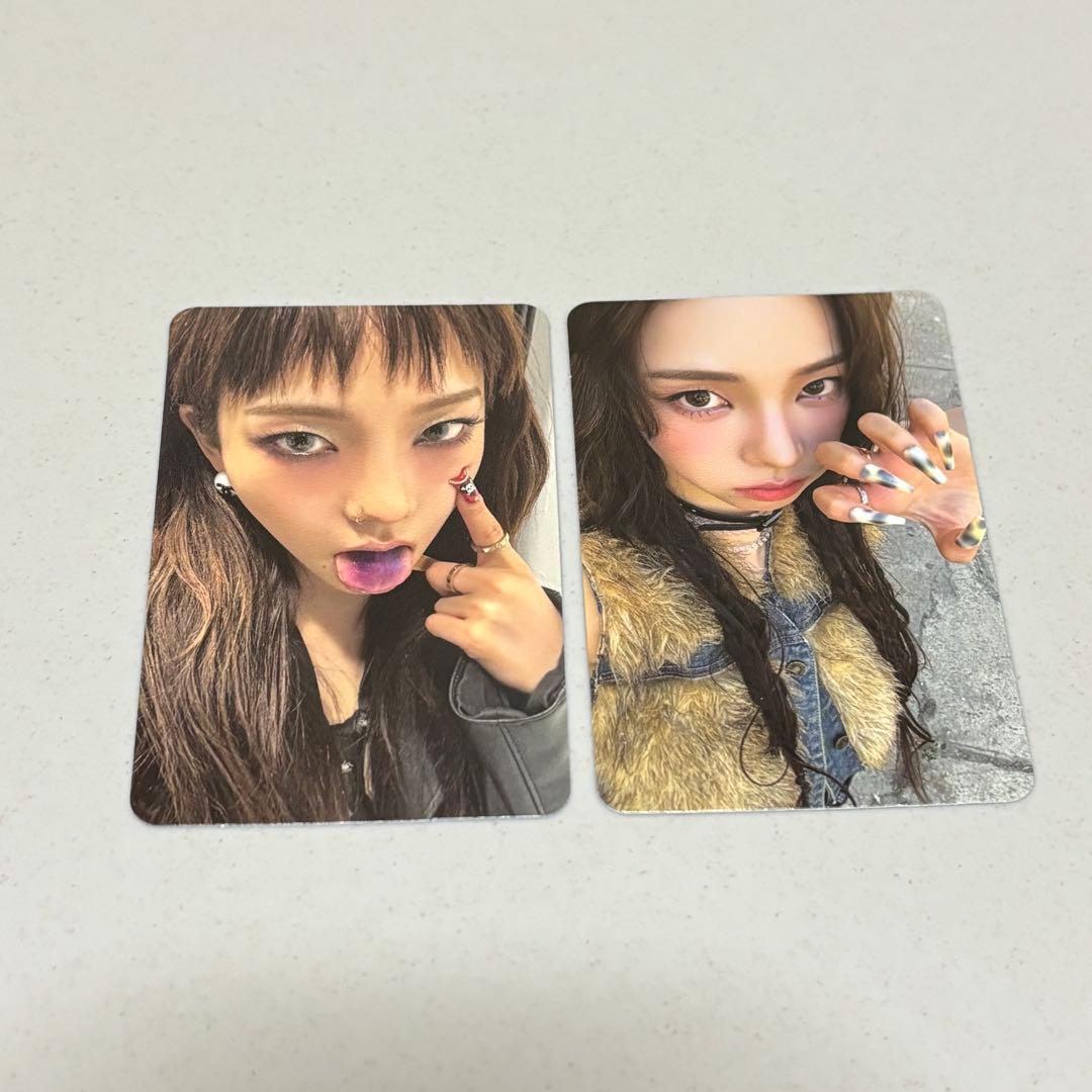 aespa カリナ rich man 中華md 帽子 キャップ トレカ aespa jump up