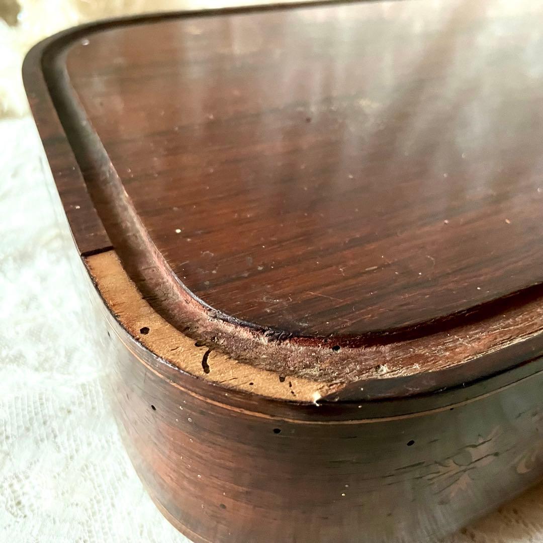 特大】象嵌細工木製ディスプレイ台 台座 フランスアンティーク