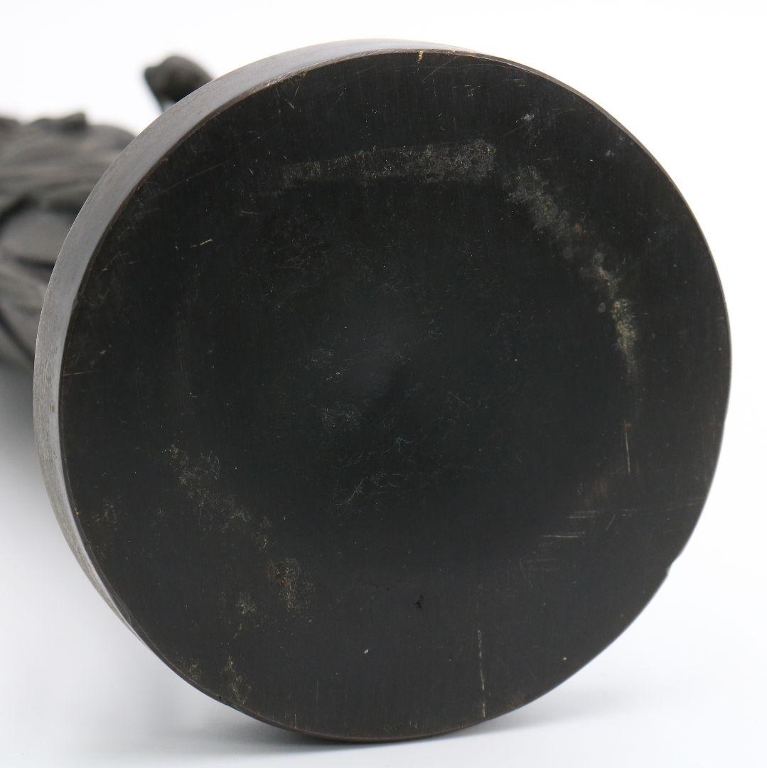 聖観音菩薩像 仏教美術 銅製/ブロンズ 仏像 置物 AB228 1FB6