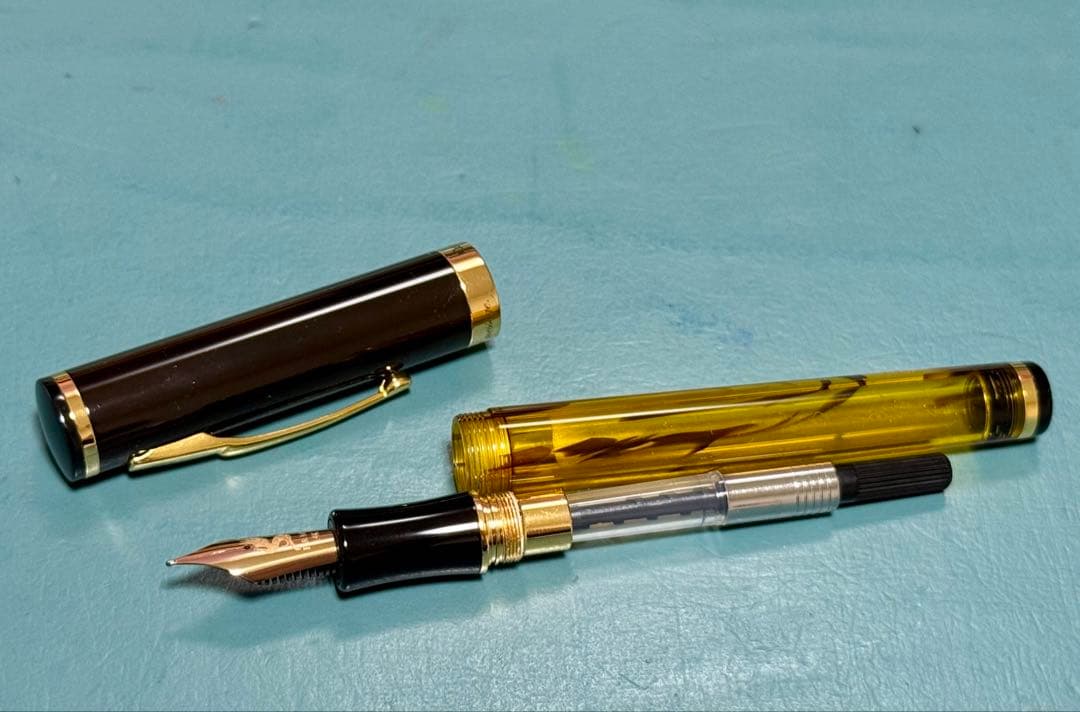 Pen and message. オリジナルContinental 14K万年筆