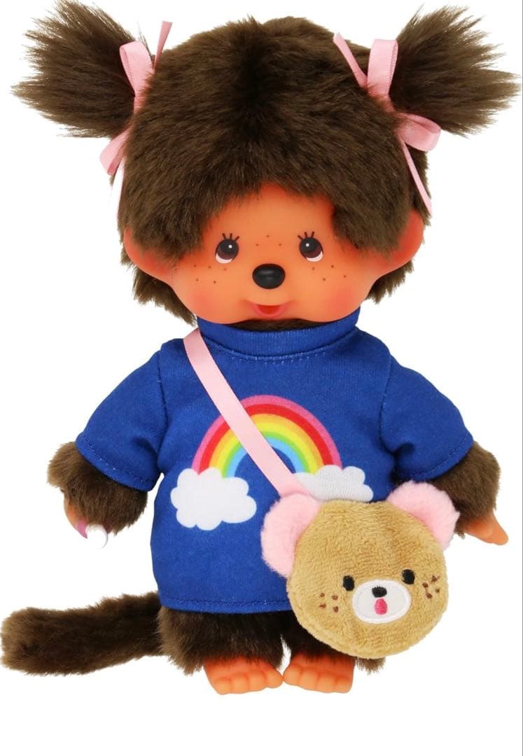 モンチッチ 虹Tシャツ クマポシェット