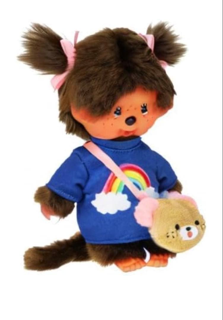 モンチッチ 虹Tシャツ クマポシェット