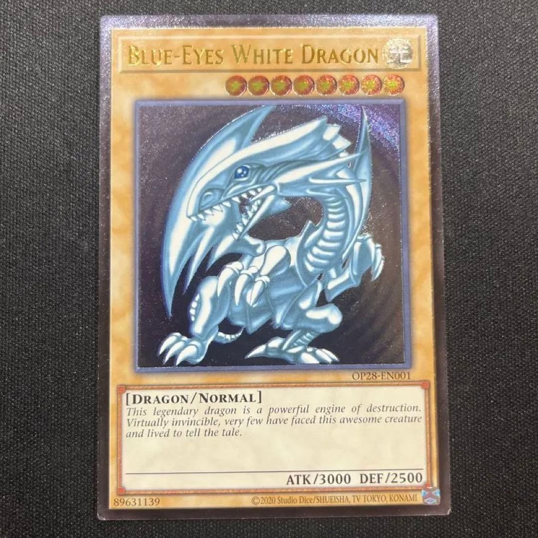青眼の白龍 OTS28 レリーフ 英語 北米版 ① OP28-EN001 - メルカリ