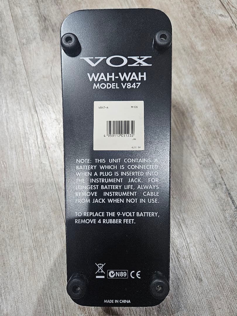 VOX ワウペダル 専用ケース付き