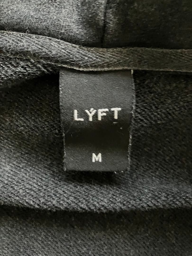 トップス LYFT VINTAGE SWEAT ZIP-UP HOODIE - BLACK