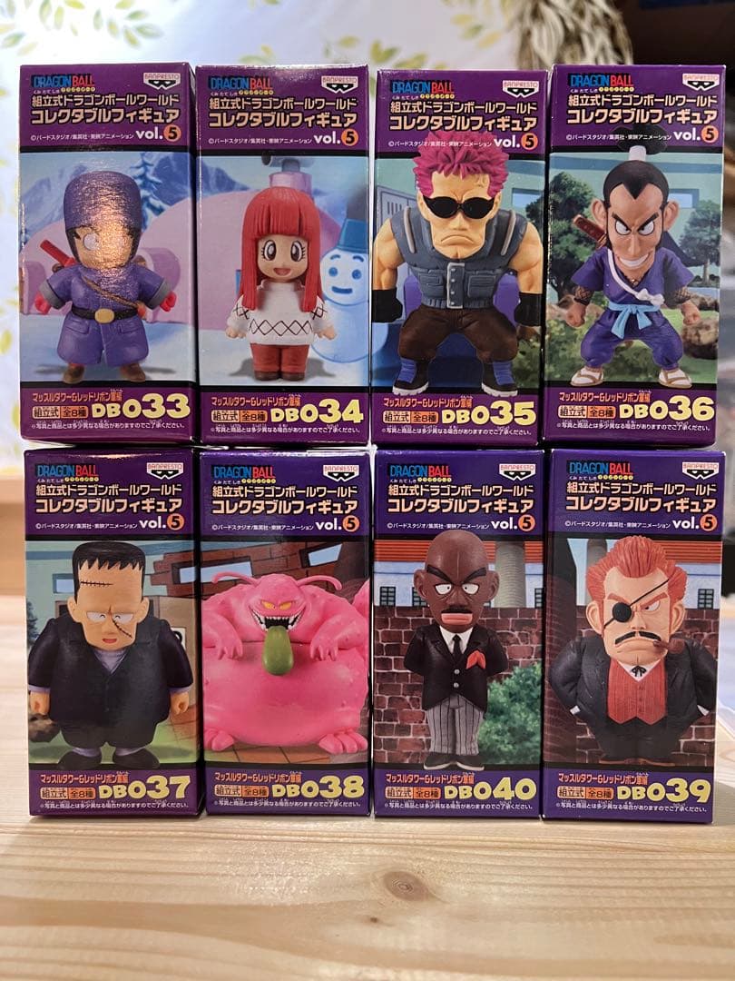 未開封WCF ドラゴンボール vol.5 マッスルタワー&レッドリボン軍編全8種