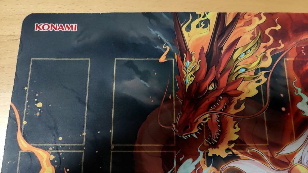 遊戯王 倶利伽羅天童 OTS CHAMPION プレイマット 中古 美品