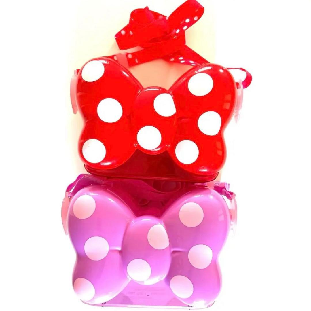 ディズニー ミニー デイジー リボンポップコーンバケット レッド