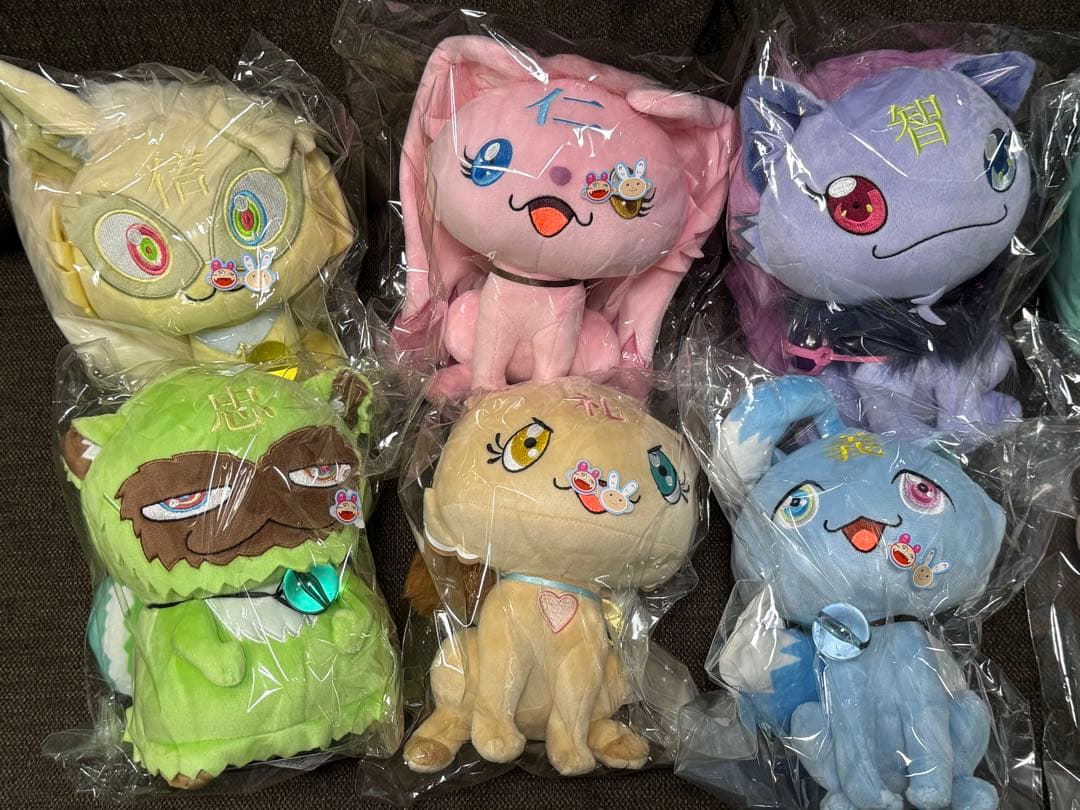 新品 カイカイキキ ぬいぐるみ クッション セット 村上隆