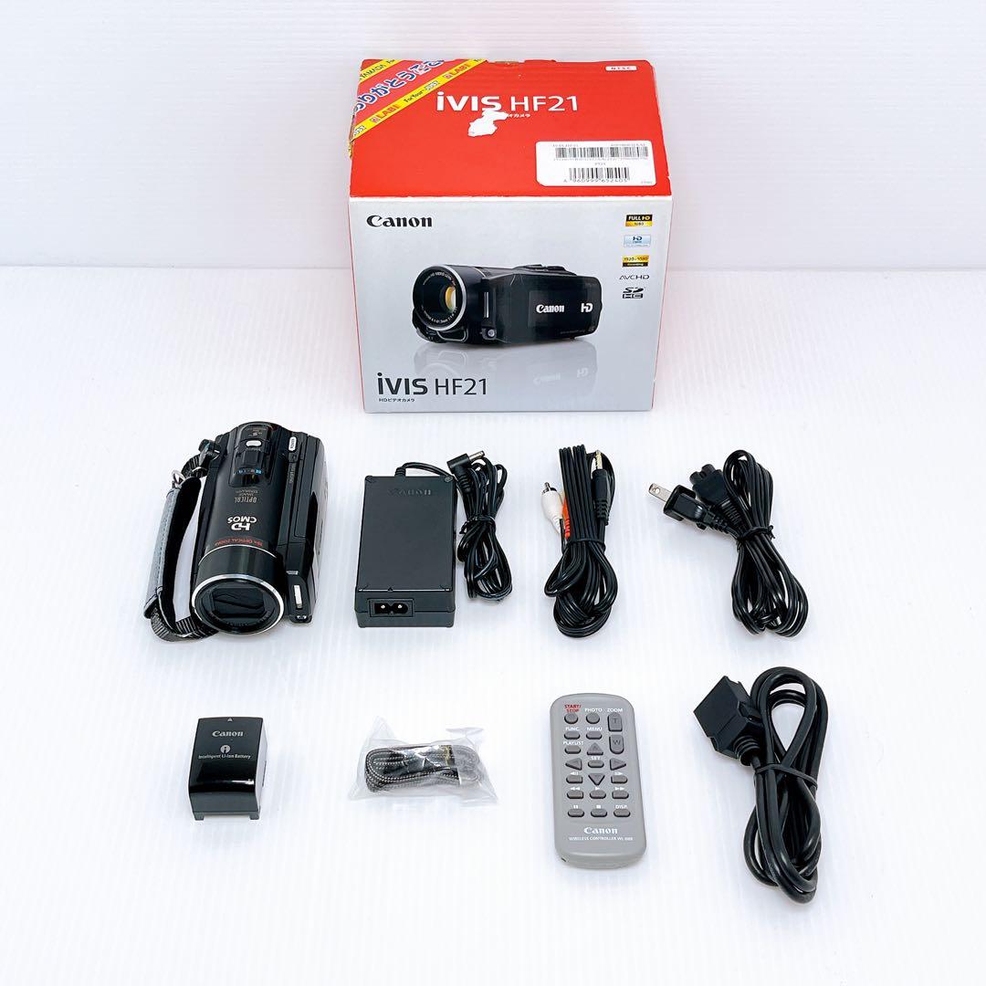 Canon iVIS HF21 デジタルビデオカメラ キャノン - メルカリ