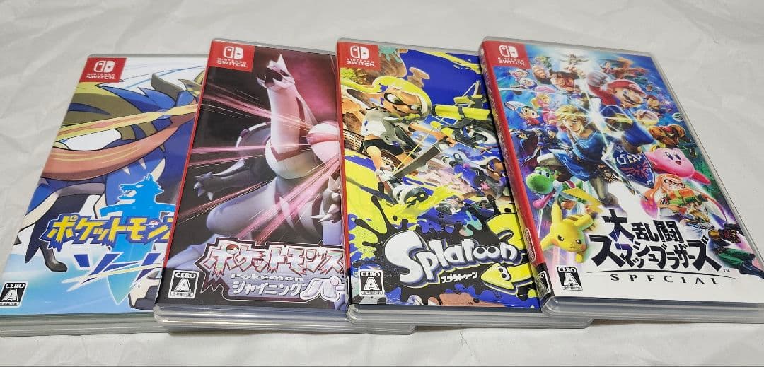 Nintendo Switch 本体 + ゲームソフト4本セット