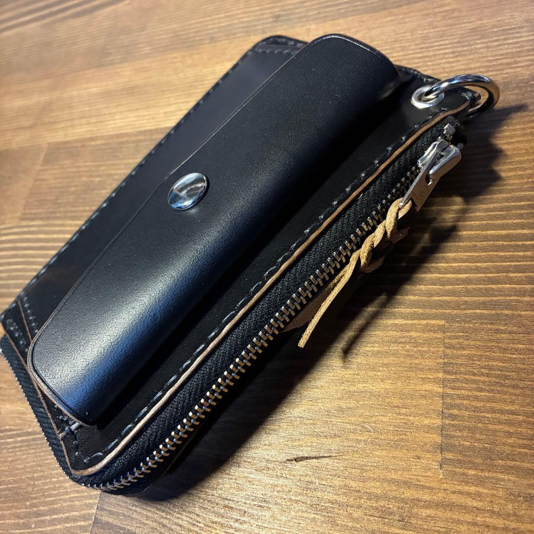 フラグメントケース　トラッカーウォレット　MARYAM社　ホースバット　茶芯