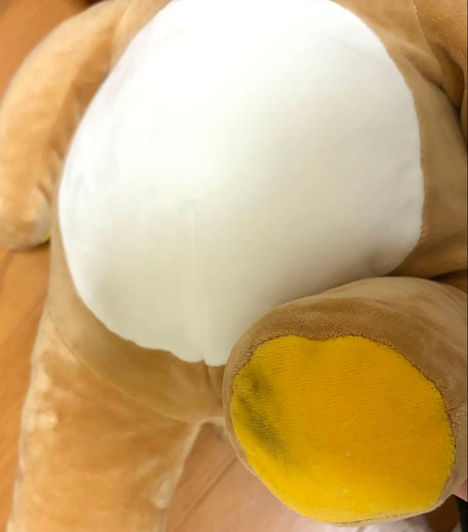 big 大　リラックマ　くったりぬいぐるみ　背中ファスナー付　平成　希少　L