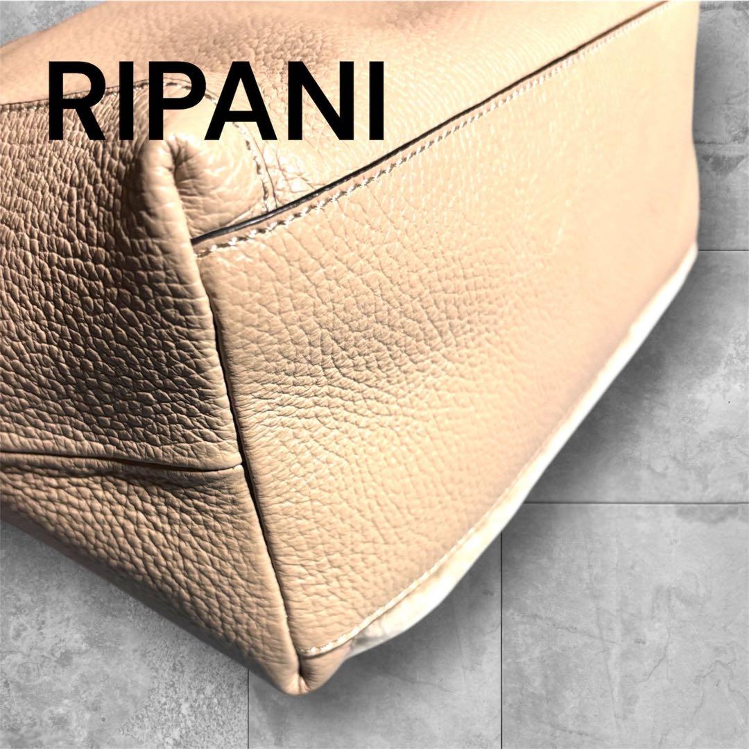 美品 RIPANI ムートンレザーコンビ2WAYバッグ TOMORROWLAND