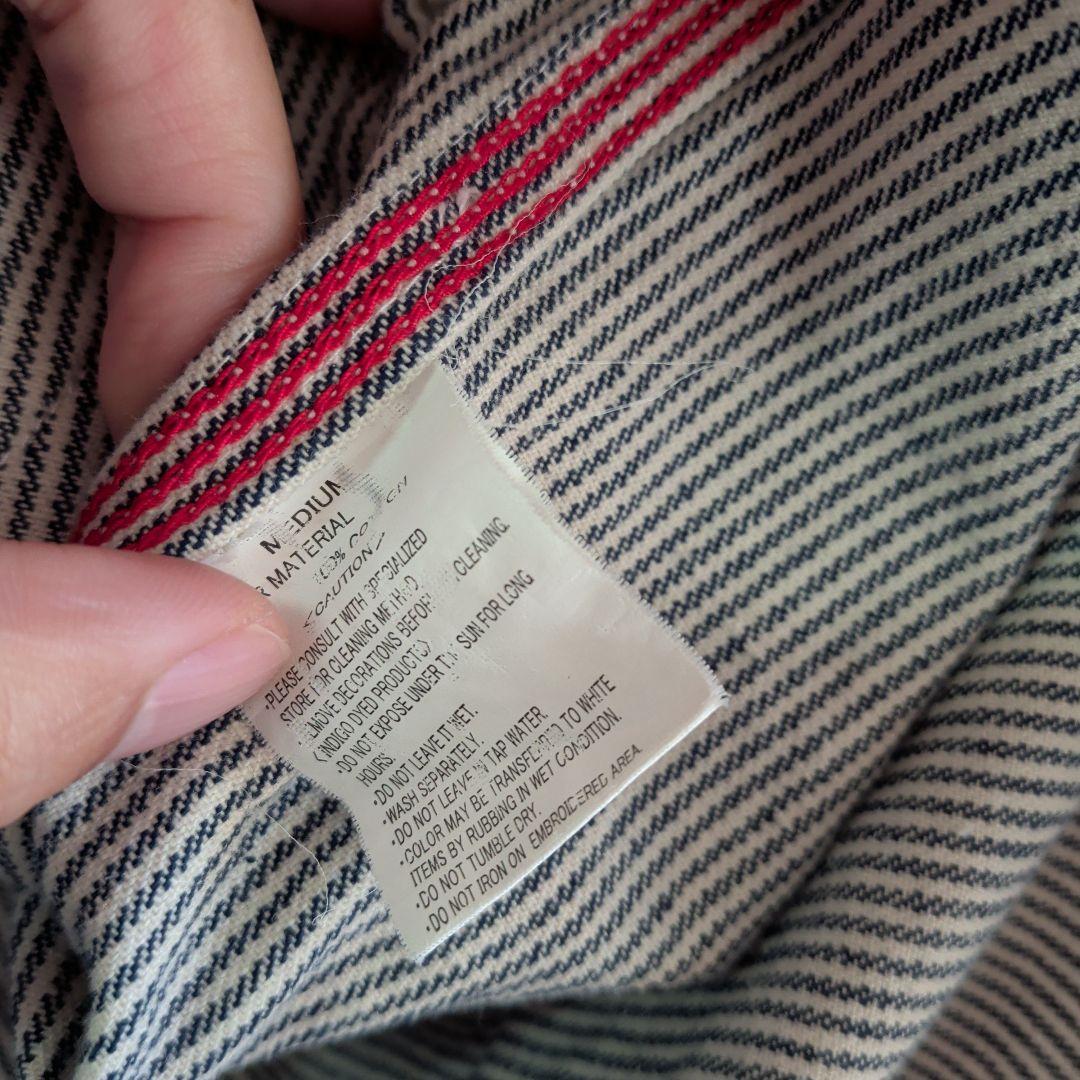 ジャケット・アウター stussy tribe hooded jacket M stripe