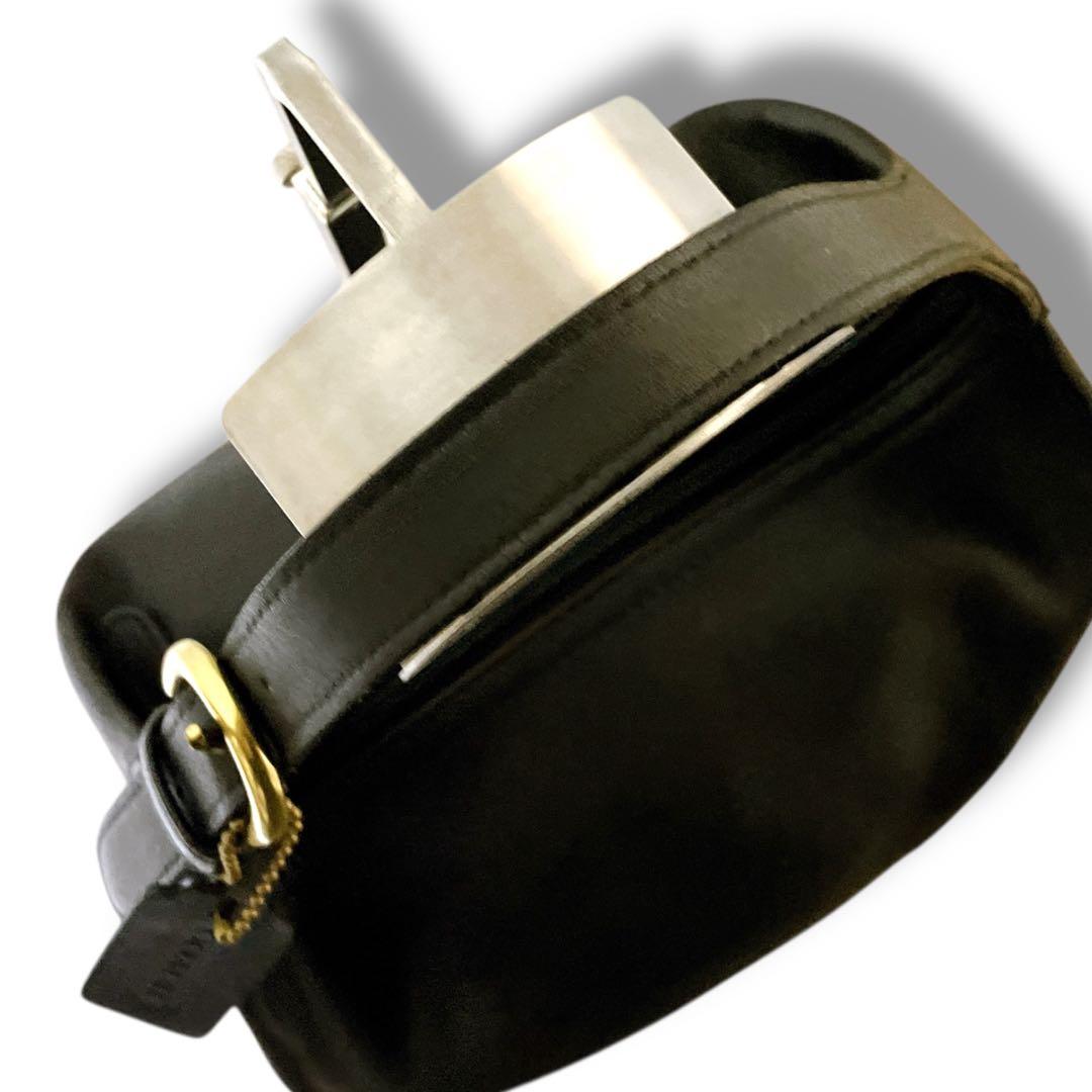 オールドコーチ 良品 ヴィンテージ レザー アクセサリーポーチ ダークブラウン