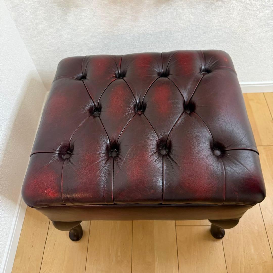 ディスティンクティブ・チェスターフィールド リーガル フットスツール