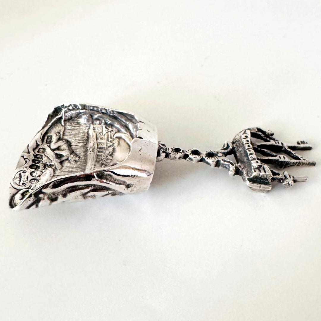 ★1904年代 英国★純銀製/キャディー/スプーン/イギリス/925/ロンドン