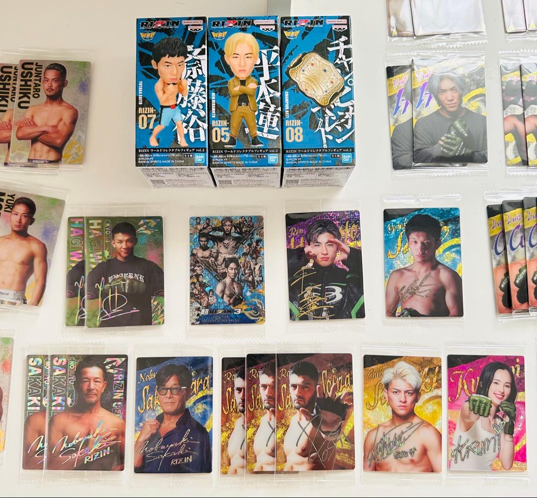 RIZIN カードウエハース　フィギュア　まとめ売り　レアカード多数