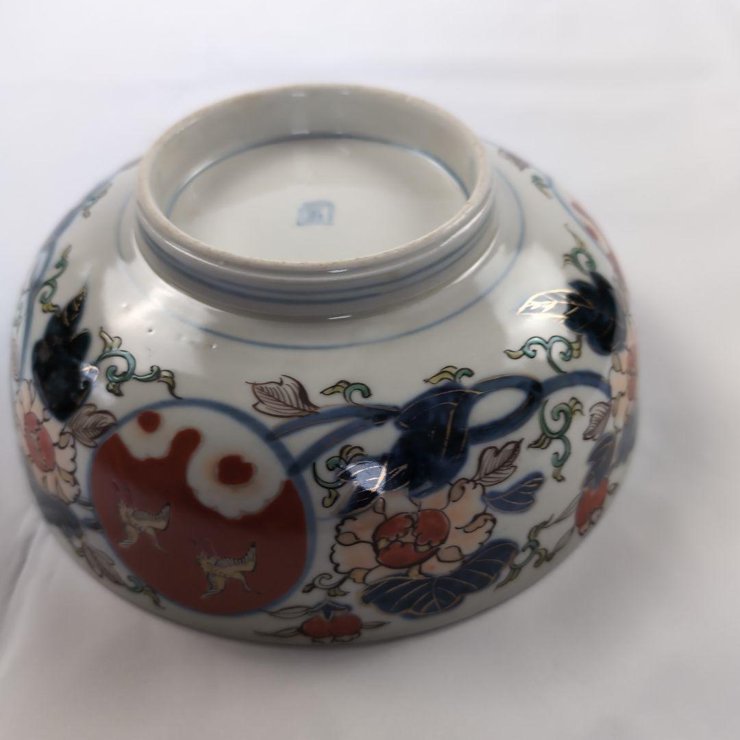 色絵南蛮船文深鉢色絵南蛮人文深鉢伊万里南蛮船文深