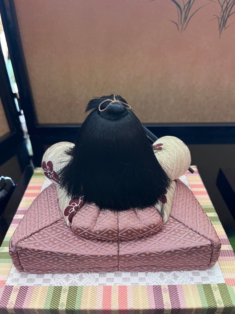 【送料込】雛人形　初代石川潤平　伝統工芸品　木目込み　ひな祭り