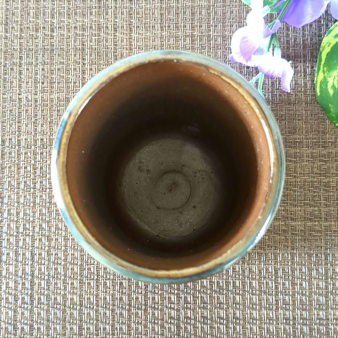 沖縄やちむん　壺屋焼　宮陶房　宮城須美子　レア✨️　蟹 海老 魚紋　ビアジョッキ