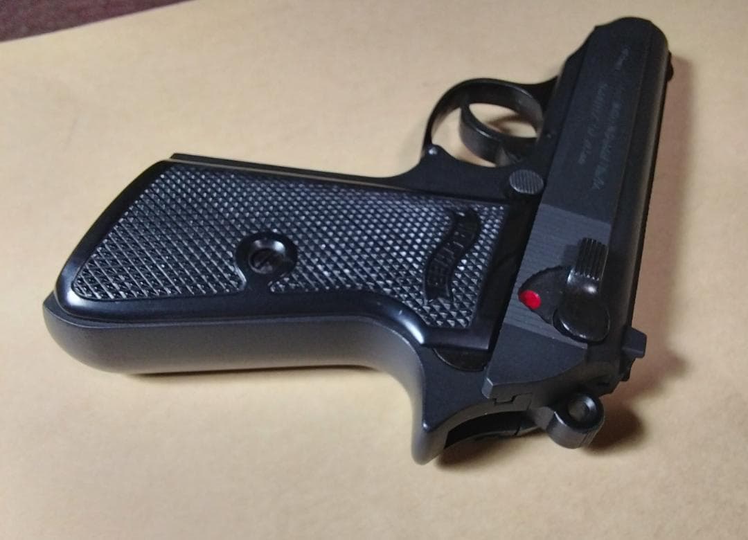 PPK/S ブラック セミオートマチックモデルガン(ヘビーウエイト)