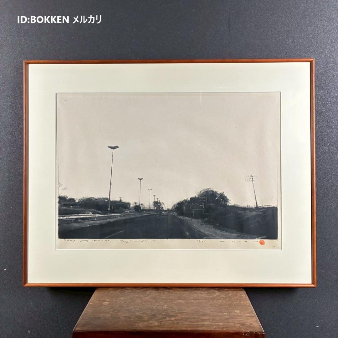 美品 野田哲也「Diary:July.22nd'80」木版+シルク サイン拇印入 美品 野田哲也「Diary:July.22nd'80」木版+シルク サイン拇印入