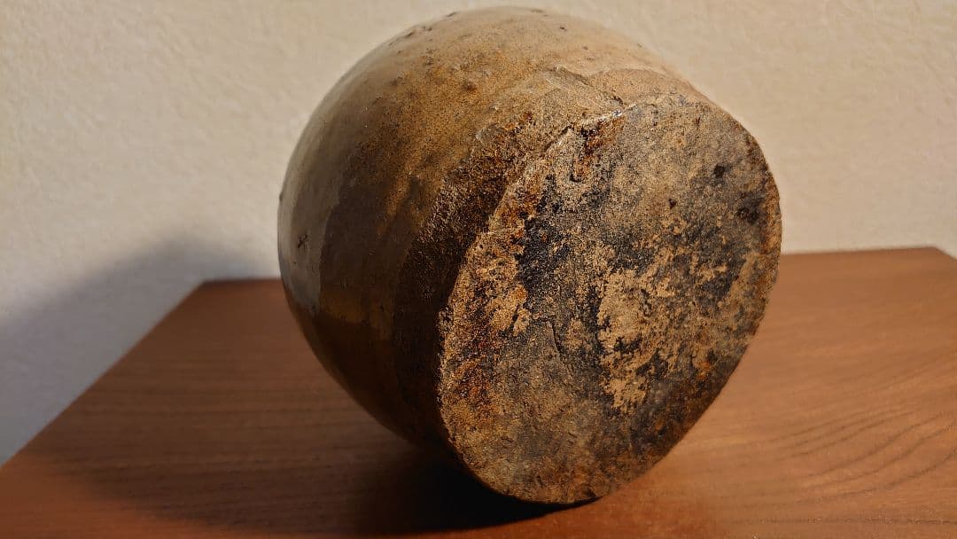 古越前 越前焼 うずくます うづくまる お歯黒壺 双耳 江戸期 1客