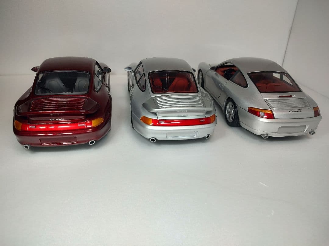 Porsche 911 993Turbo 996 ミニカー 3台セット