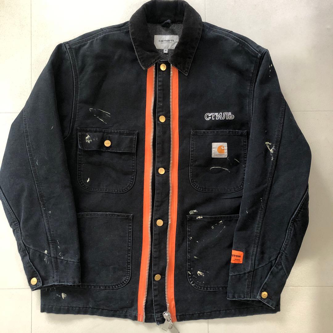 最終価格heron preston ✖︎ carhartt ジャケット 希少 - メルカリ