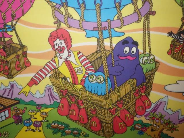 80'S☆McDonald's☆壁掛け☆ポスター☆42☆ビンテージ☆マクドナルド