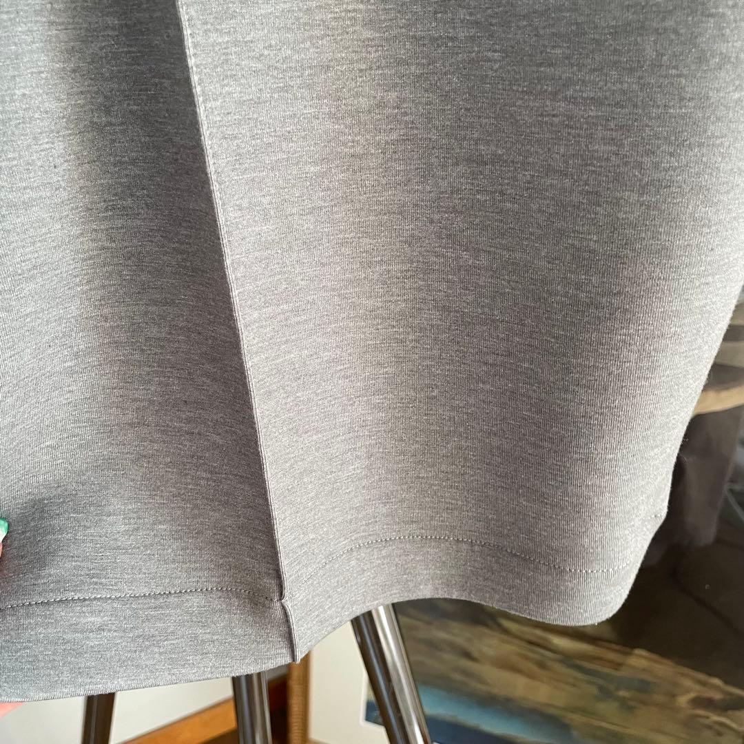 【新品未使用】JENNE 日本製美ラインストレッチキュロット　グレーS 25SS