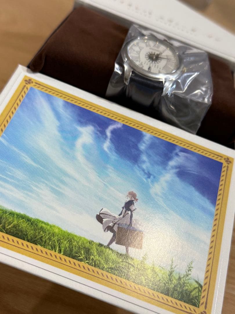 ヴァイオレット エヴァーガーデン セイコー メモリアルウオッチ 腕時計 レザー