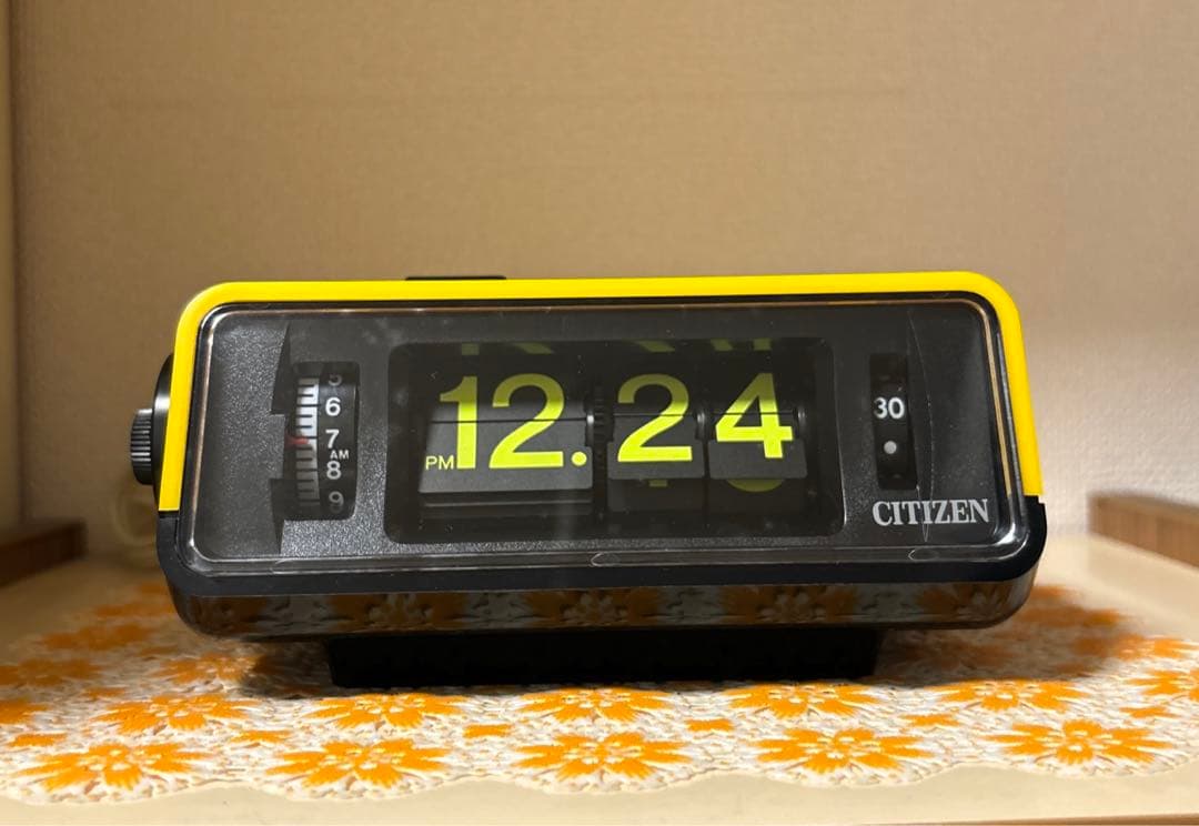 ジャンク 昭和レトロ シチズン ハイリーフ・カーチス パタパタ時計