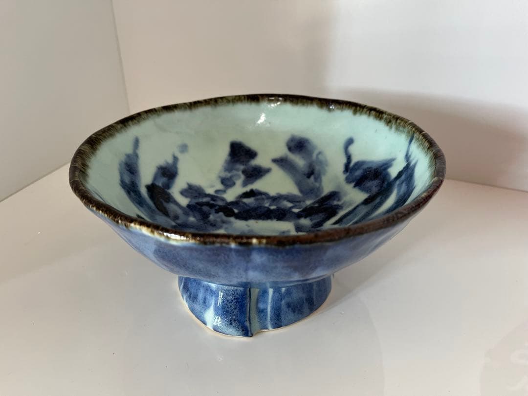 波佐見焼 斉山窯（太田恵） 高台付鉢 食器・キッチン用品