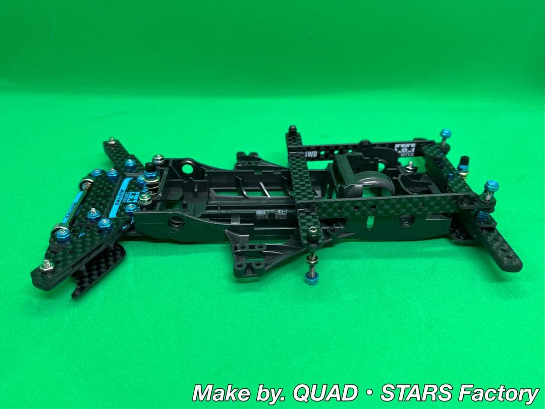 【ミニ四駆・FM-A用】2軸ATスラダン＋1軸リヤアンカー＋リヤスキッドローラー