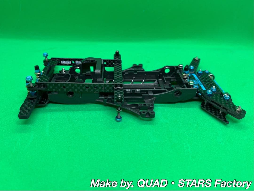 【ミニ四駆・FM-A用】2軸ATスラダン＋1軸リヤアンカー＋リヤスキッドローラー