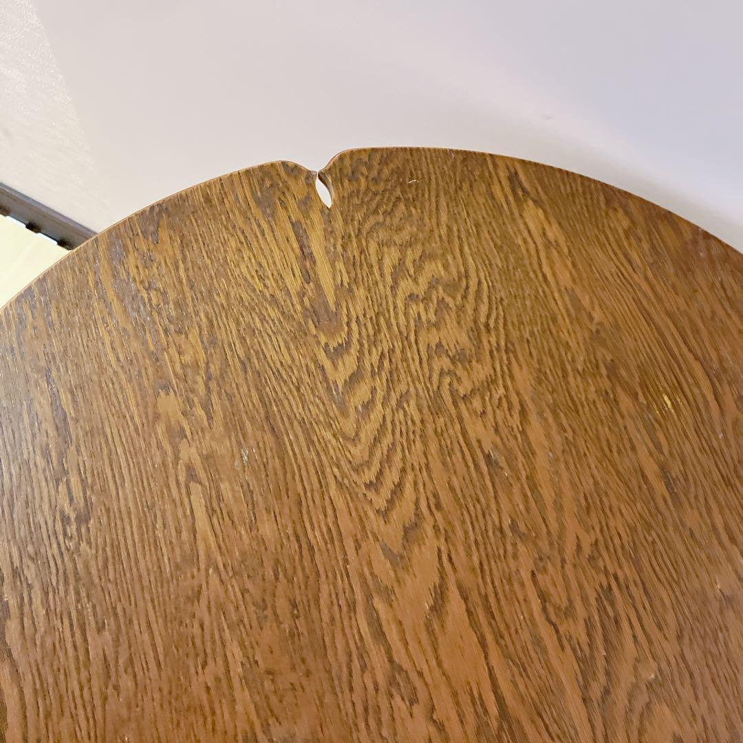 木製　ダイニングテーブル　円形　丸テーブル　コーヒーテーブル　デザインテーブル