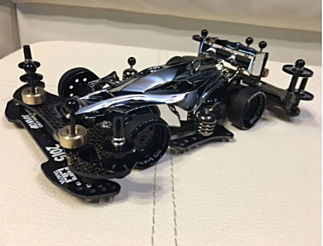 元祖！エアロアバンテ ブラック メタリック カスタム ミニ四駆 改造　確認用！