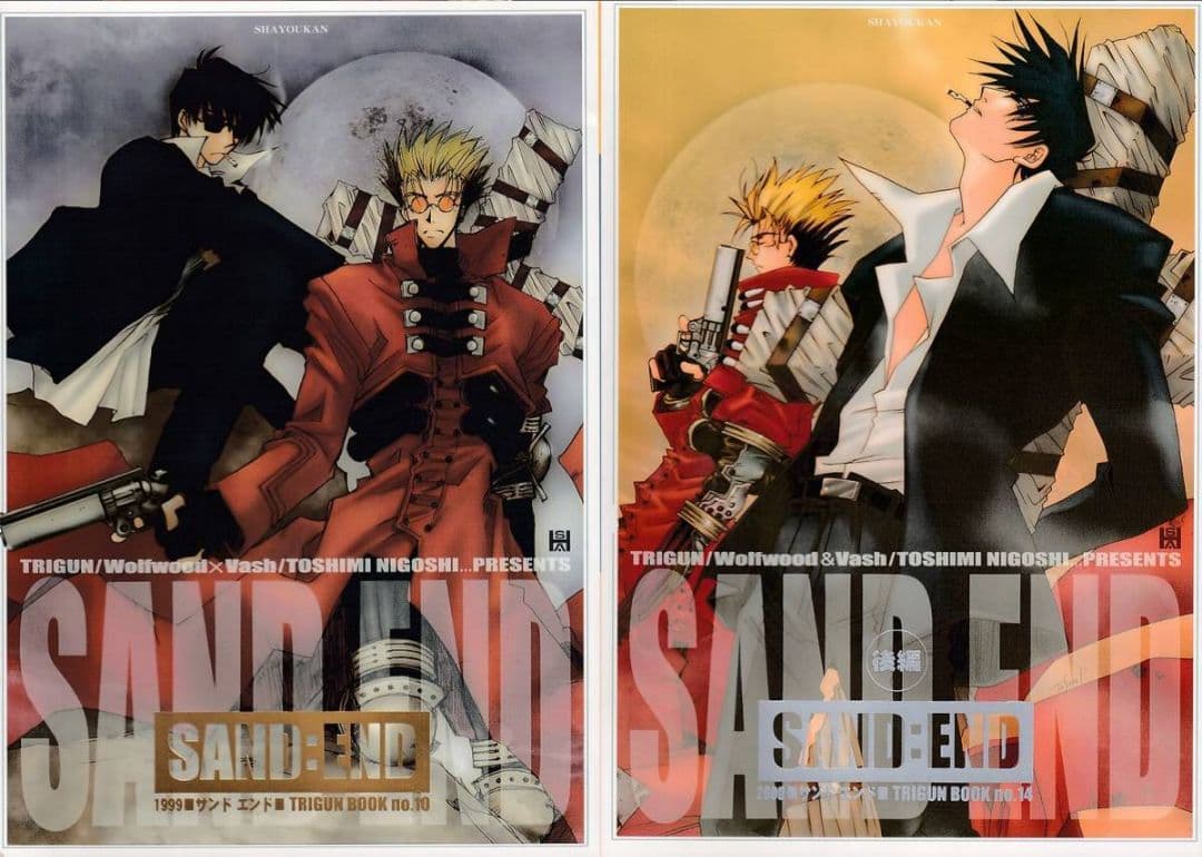 新品 トライガン タペストリー ヴァッシュ＆ウルフウッド