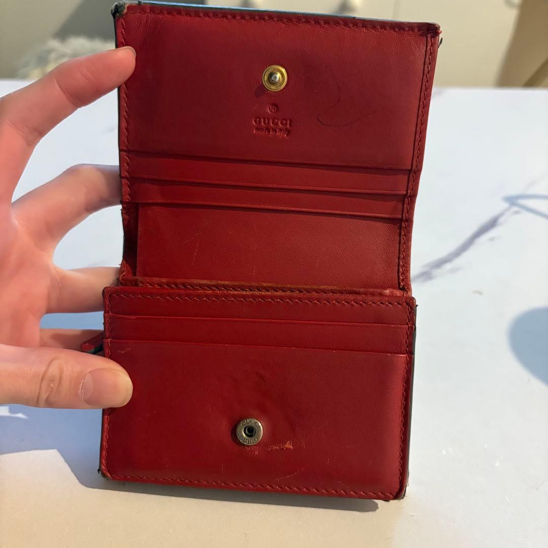 GUCCI チェリー装飾 二つ折り財布 - メルカリ