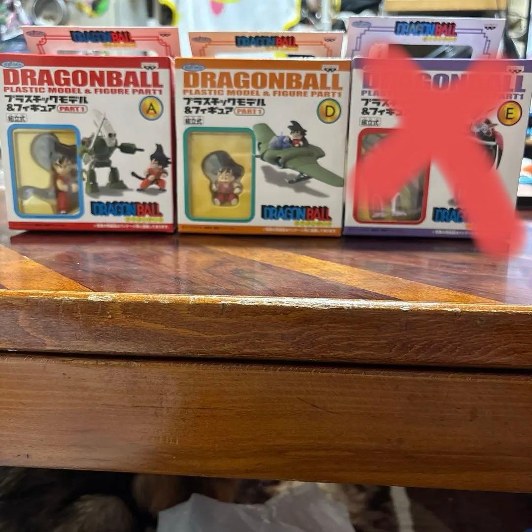ドラゴンボール プラスチックモデルフィギュアセット A D