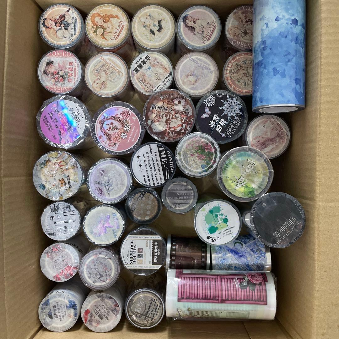 J523＃尘雪(贝壳光)Shine切り売り海外人物マステ女の子 テープ