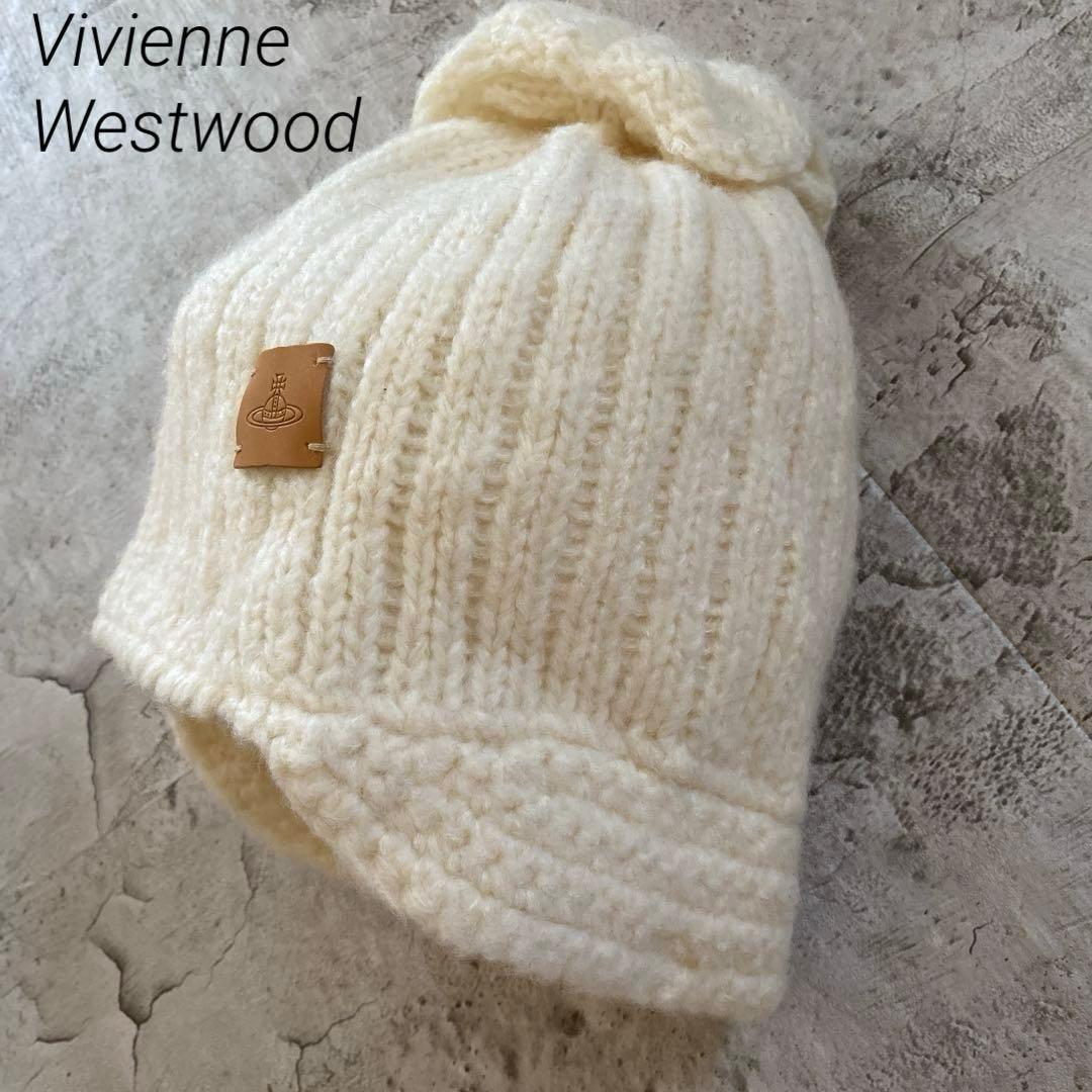 美品Vivienne Westwood 帽子 ニット帽ヴィンテージ - メルカリ