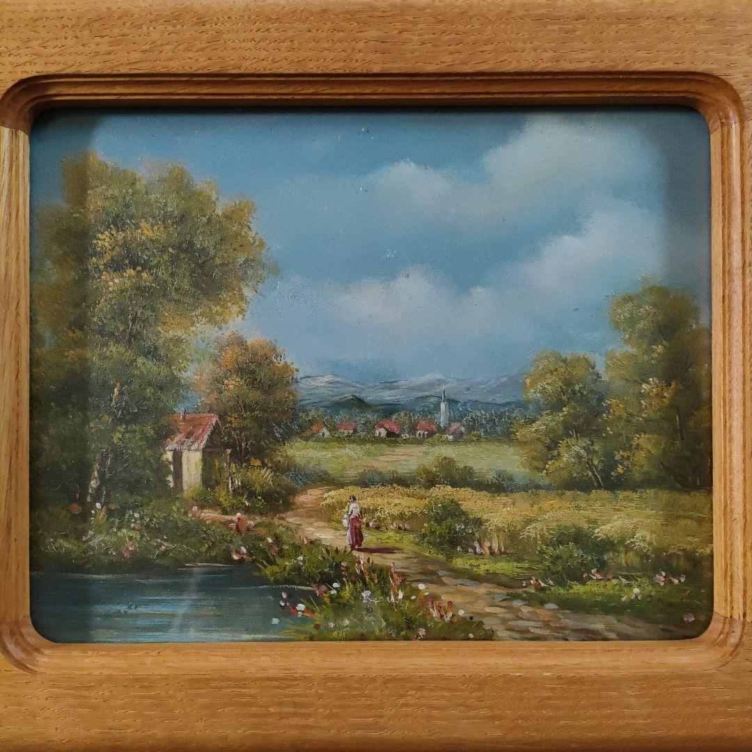 アンドレ・ボーシャン 油彩画『田園風景』