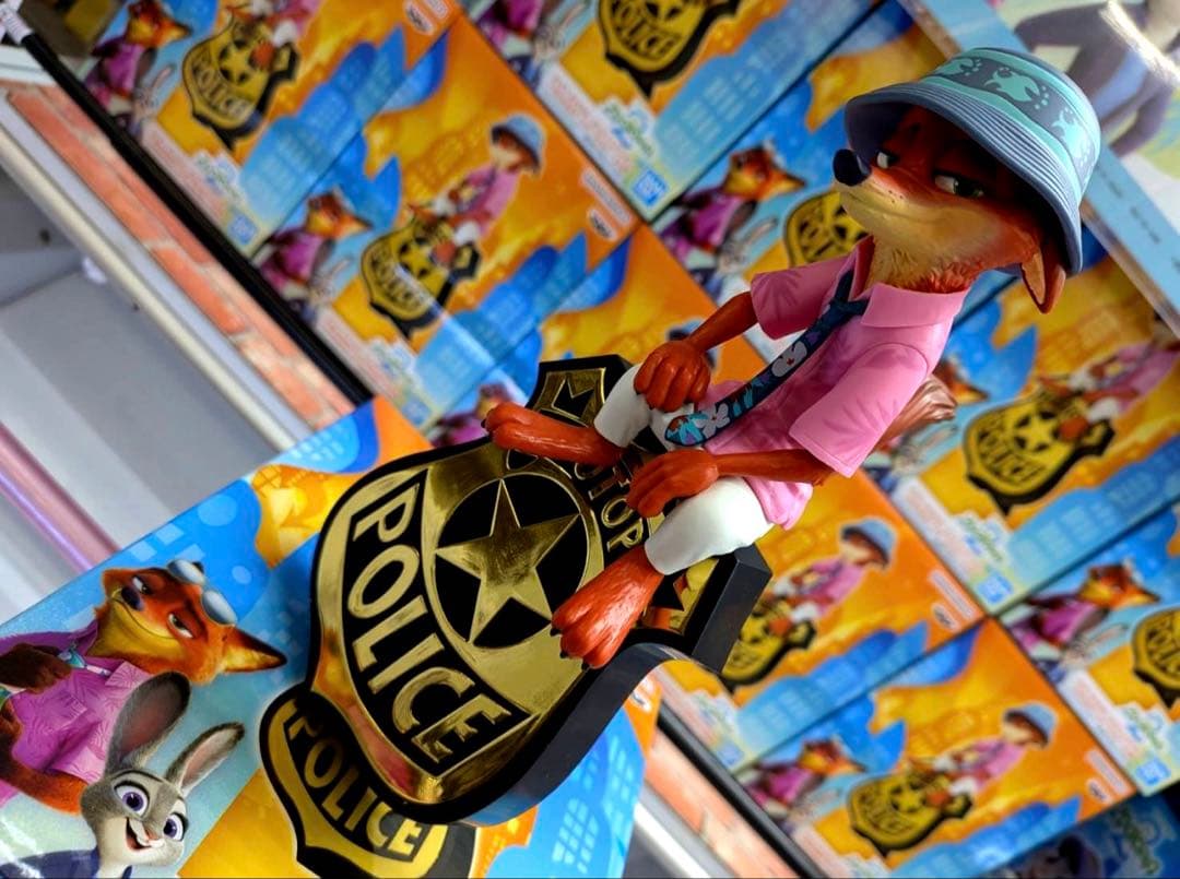 ズートピア フィギュア ニック・ワイルド & ジュディ・ホップス ４個セット