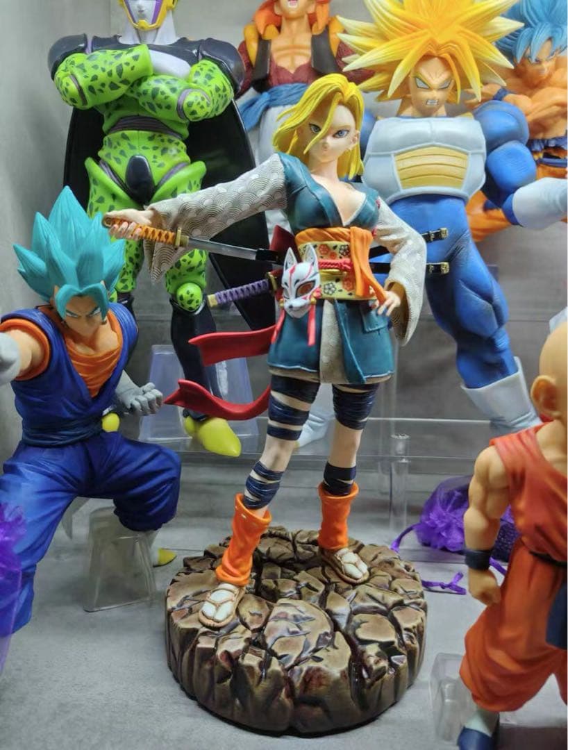 ドラゴンボール 人造人間18号 ガレージキット ガレキ スタチュー⑨